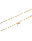 Necklace - Sadie Bow Light Pink