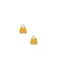 Screwback Stud Earrings - Candy Corn