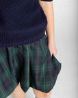 Plaid Bubble Skirt