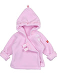 Light Pink Warmplus Fleece Favorite Jacket Wrap Close
