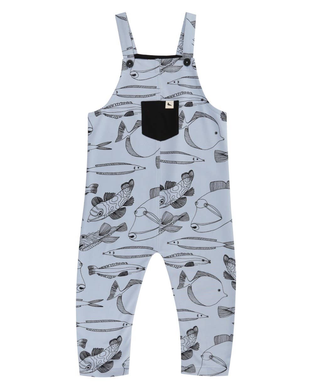 Favourtie Fish Print Dungaree