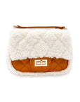 Sherpa Mixed Quilted Purse