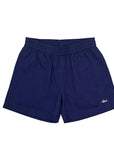 Naples Elastic Waist Shorts - Navy