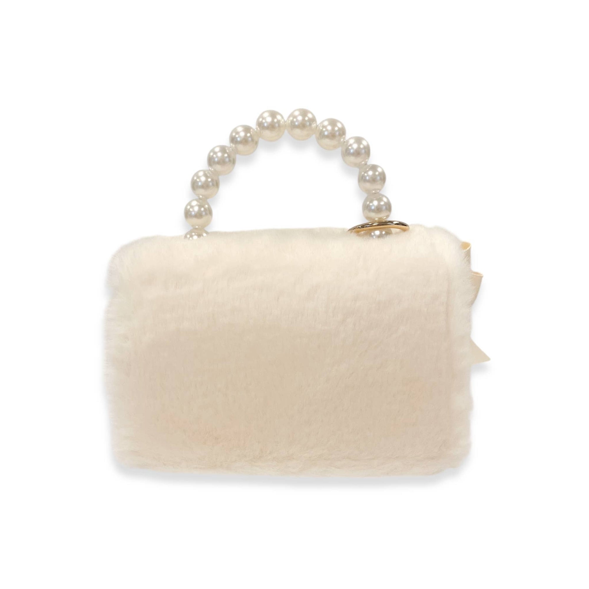 Furry Purse w/ Charm (3 Colors)