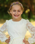 Thin Floral Headband - Non Slip Hair Accessories for Kids