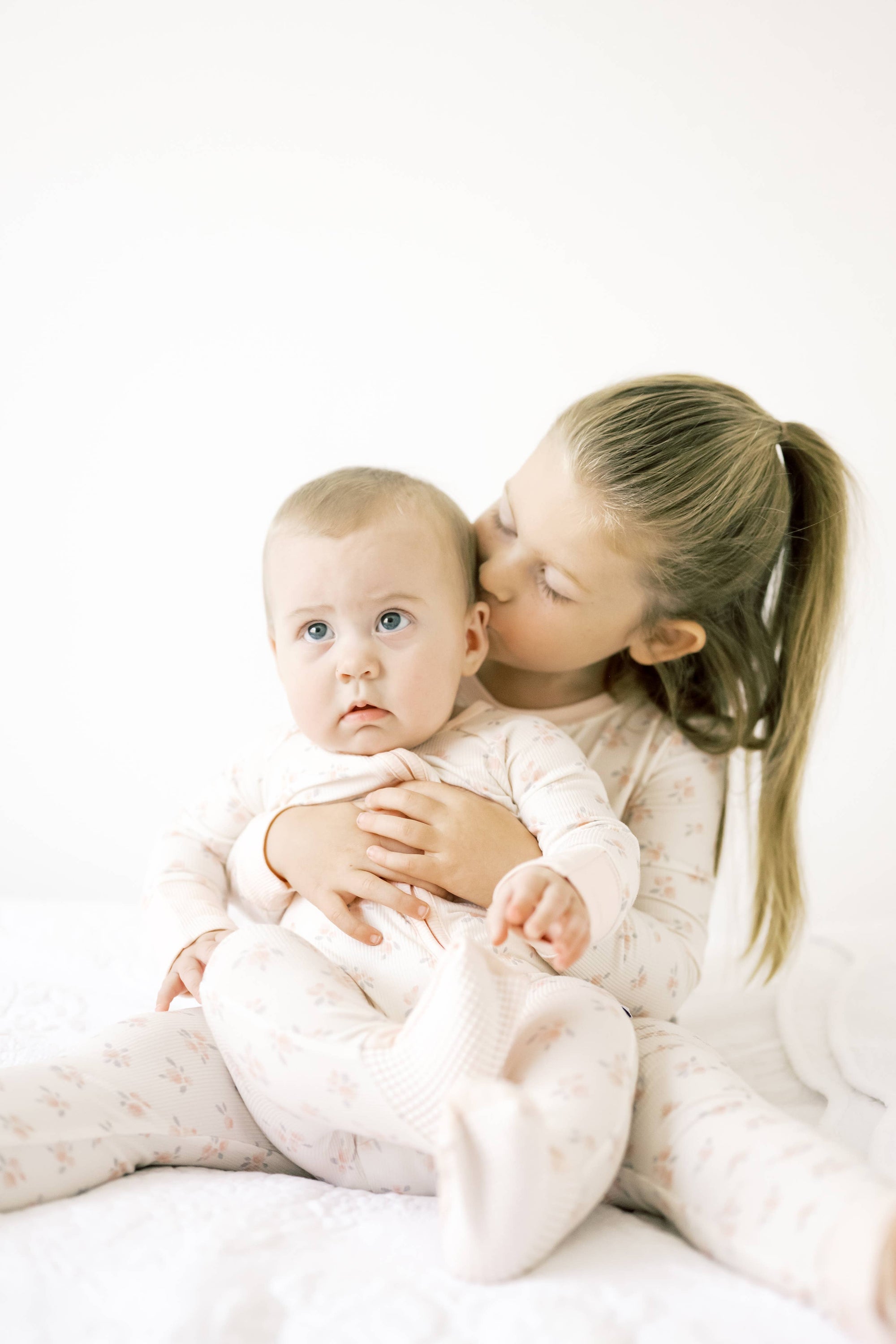 Ribbed Bamboo Convertible Romper in Ellie Floral