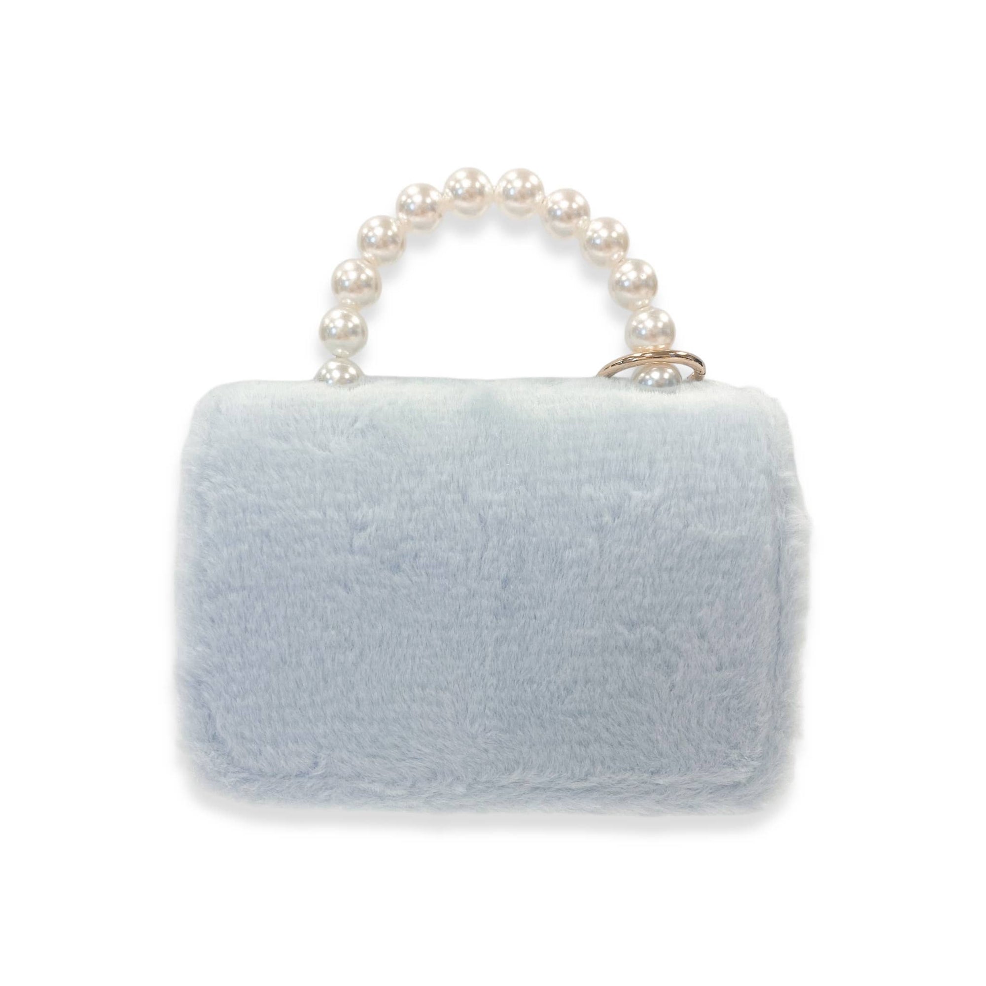 Furry Purse w/ Charm (3 Colors)