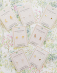 Screwback Stud Earrings - Tulip Cowgirl Boot