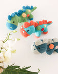 Stegosaurus Plush Dino - Petrol Blue