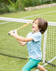 Recycled Cotton Blue Checkered Kid Short