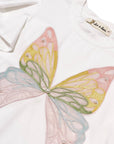 Butterfly Embroidery Tee