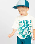 Save the Sea Turtles Conservation Kids Snapback Hat