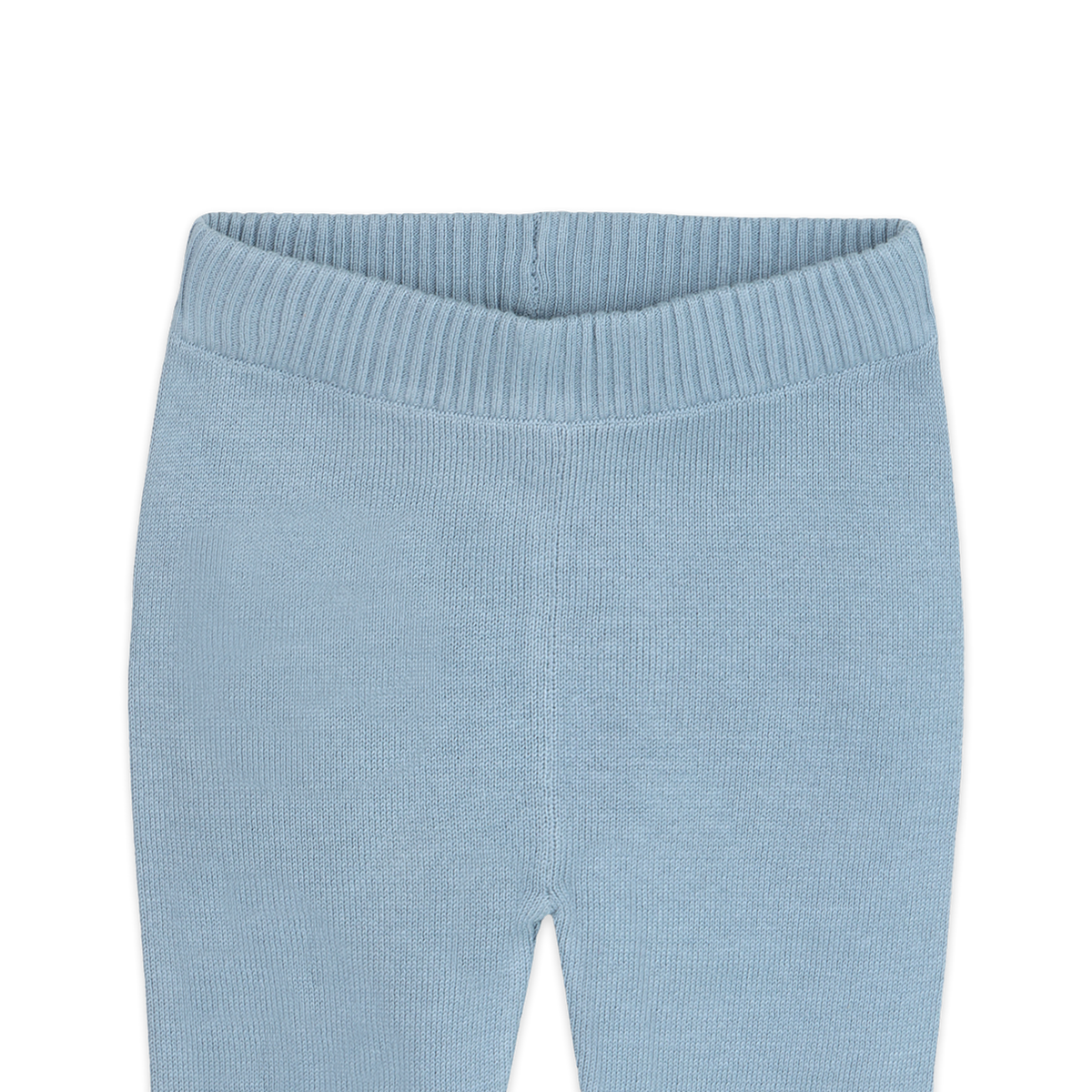 Pocket Sweater Knit Baby Legging Pants (Organic Cotton) Mineral Blue