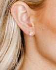 Screwback Stud Earrings - Heidi Pearl Bow