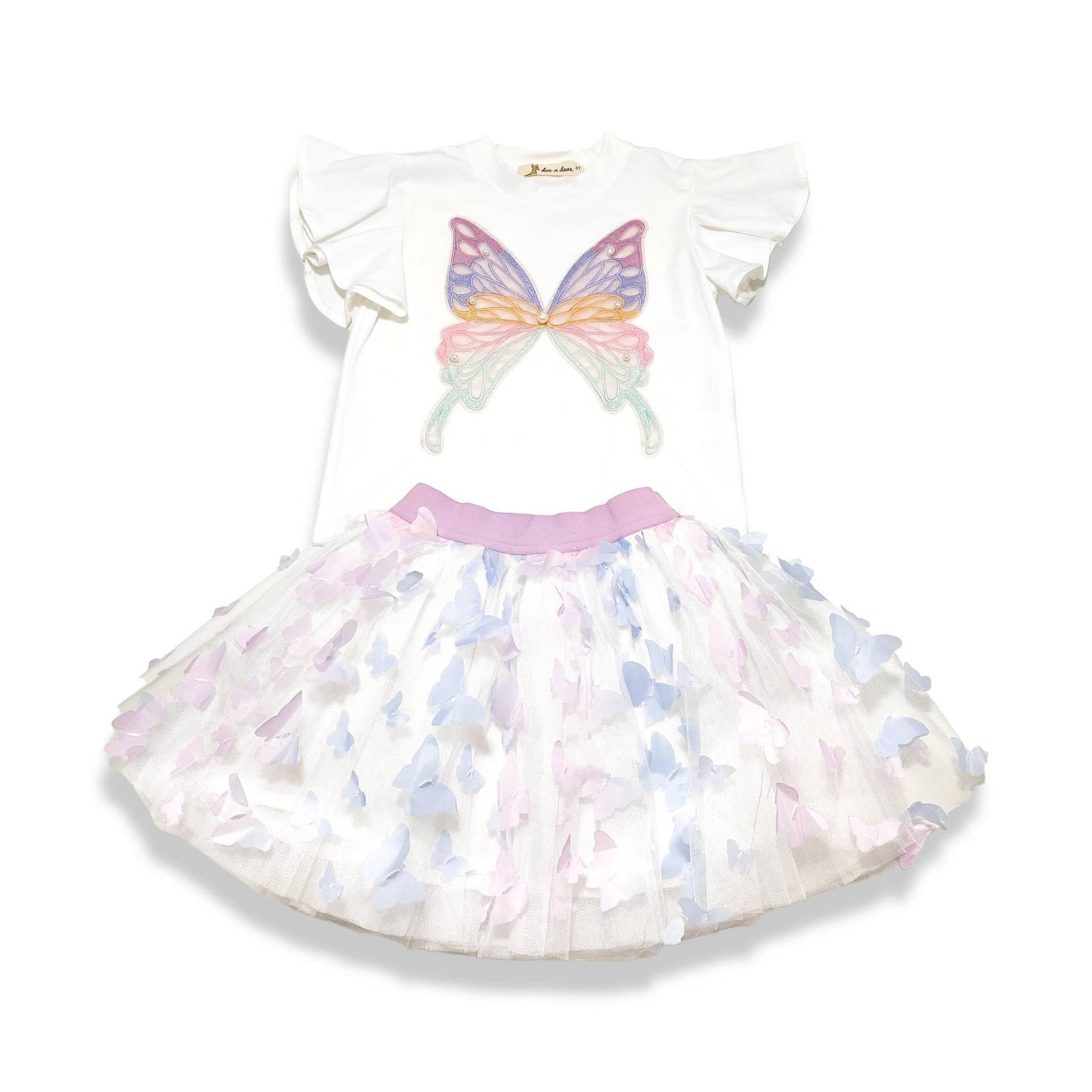 Butterfly Embroidery Tee