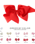 Giant (7 in.) Classic Grosgrain Bow by Color