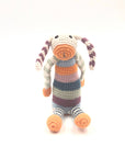 Velvety Plush Organic Bunny - Multi