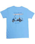 Island Tee - Youth Short Sleeve Golf Cart - Azure Blue