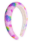 Kids Heart Headband - Padded Rhinestone Hair Band for Girls