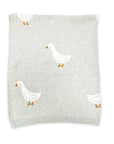 Duck Waddle - Organic Jacquard Knit Baby Blankets