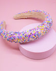 Kids Padded Headband - Chunky Sequin Hair Band