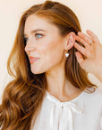 Screwback Stud Earrings - Sadie - Gold
