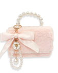 Furry Purse w/ Charm (3 Colors)