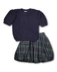 Plaid Bubble Skirt