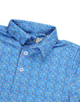 Youth Albatross Polo - Golf Tees All-Over Print on Azure