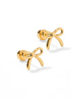 Screwback Stud Earrings - Sadie - Gold