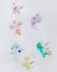 Screwback Stud Earrings - Kay Blue