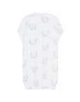 Pink Lamb Print Gown