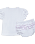 Bunny's Basket Diaper Cover Set - Pink