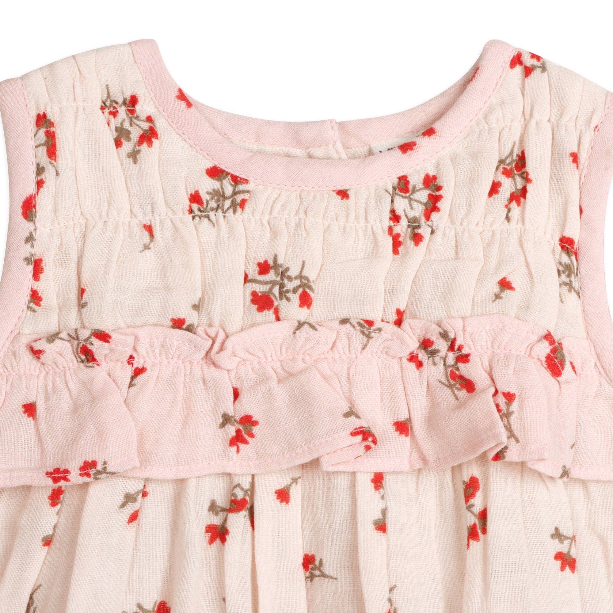 Noor Floral Baby Romper + Headband (Organic)