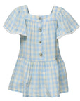 Cornflower Gingham Beach Dress