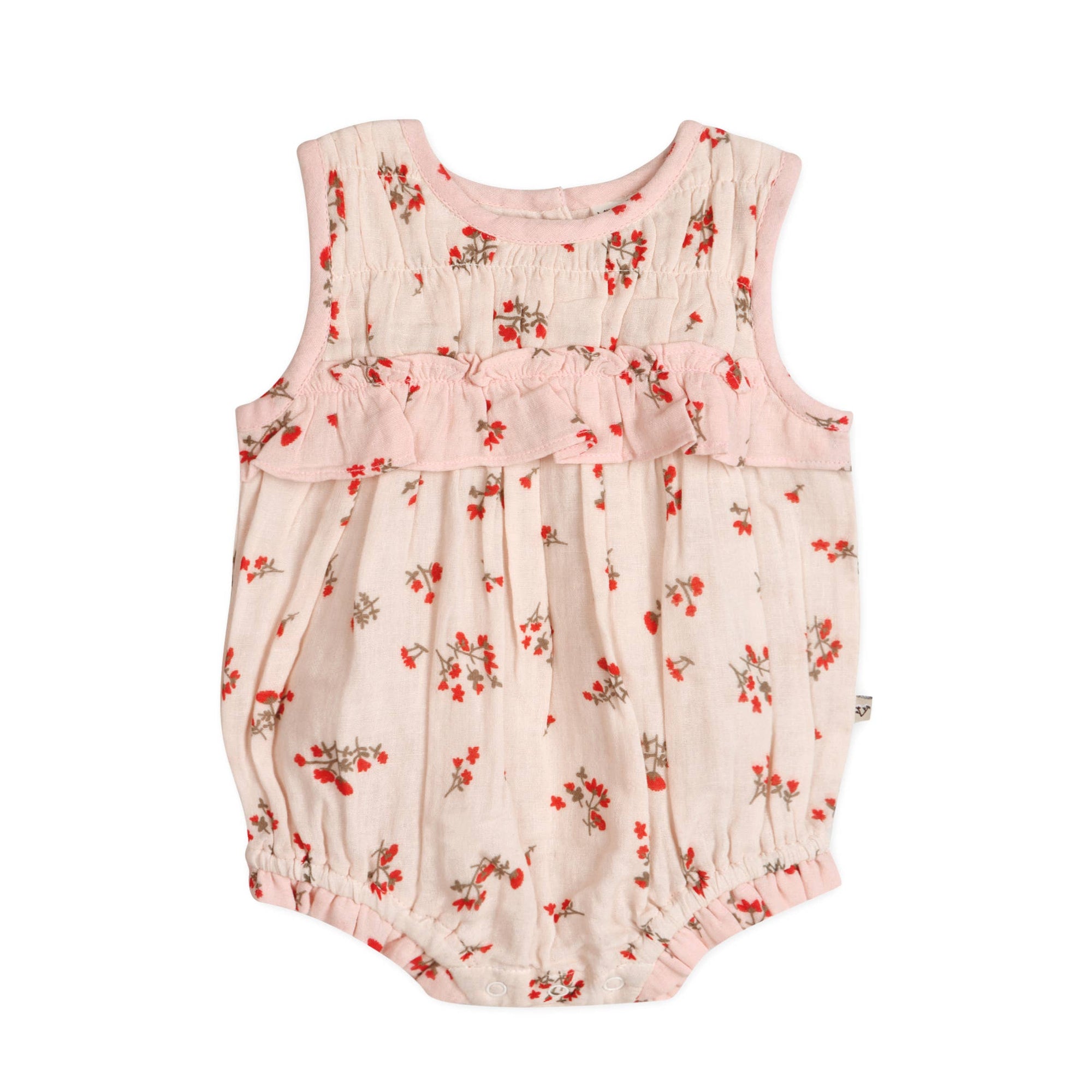Noor Floral Baby Romper + Headband (Organic)