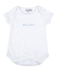 Little Brother Embroidered Lap Bodysuit