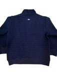 Lanier Boys Quilted Pullover - Navy