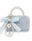 Furry Purse w/ Charm (3 Colors)