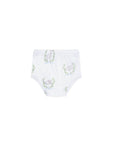 Blue Lamb Print Diaper Cover Set