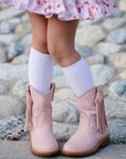 White Cable Knit Knee High Socks