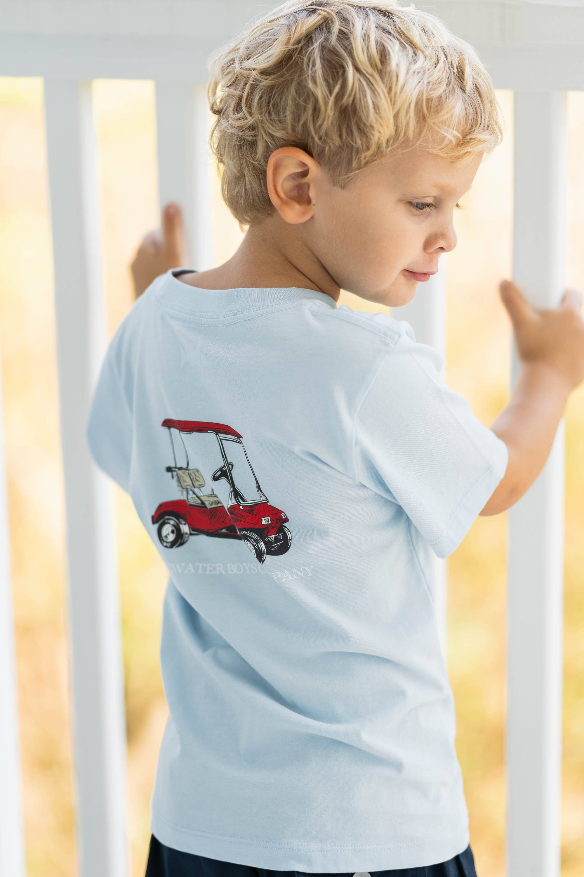 Red Golfcart Graphic Tee