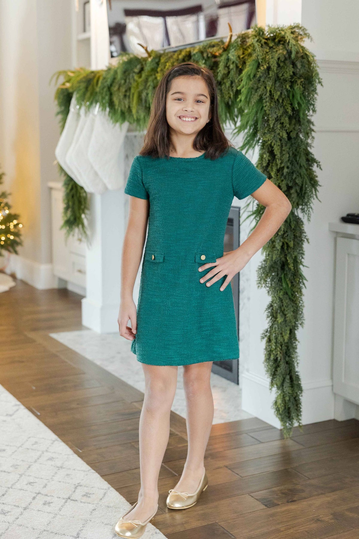 Knit Boucle Dress