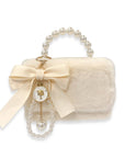 Furry Purse w/ Charm (3 Colors)