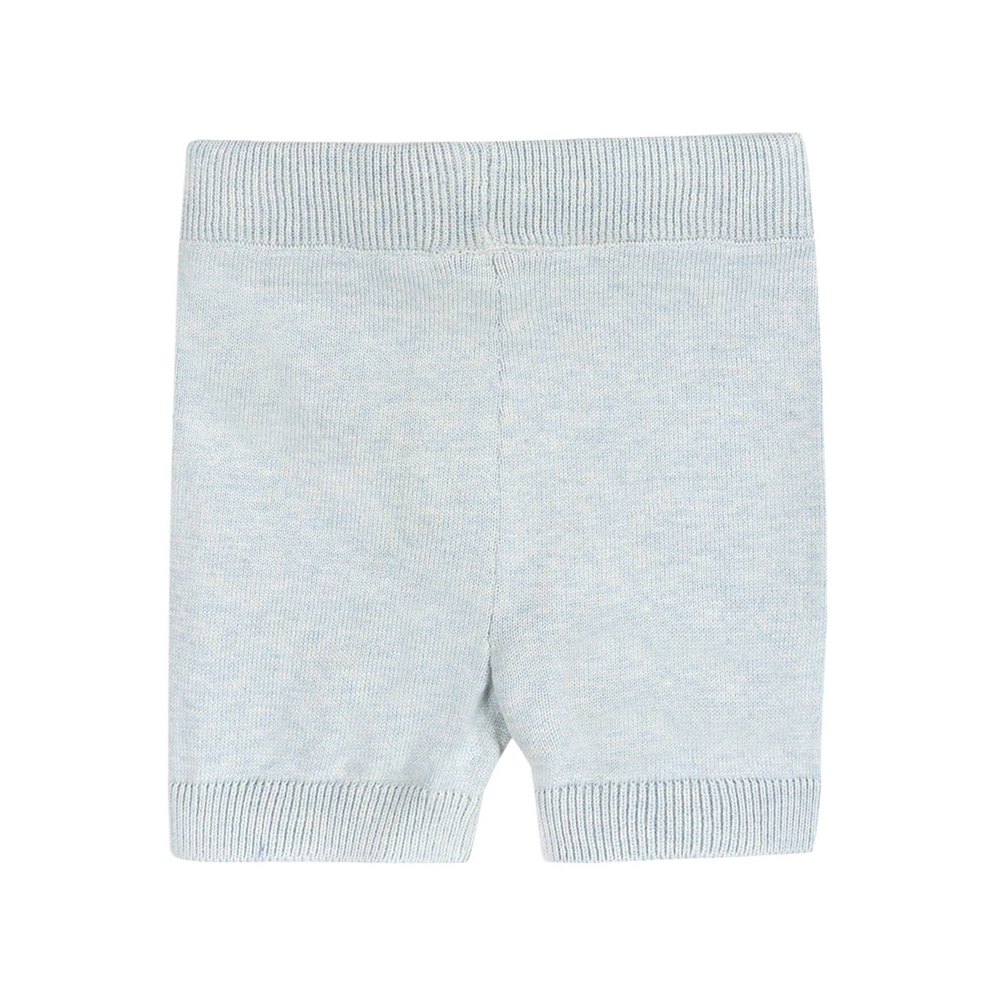 Miles Wave Textured Baby Shirt &amp; Shorts Set (Organic Cotton)
