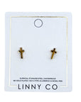 Screwback Stud Earrings - Catherine Cross