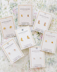 Screwback Stud Earrings - Tulip Cowgirl Boot