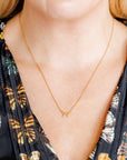 Necklace - Sadie Bow Gold