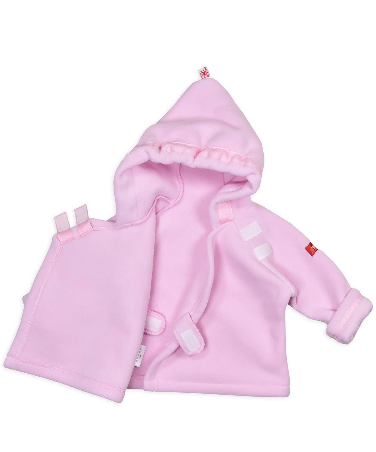 Light Pink Warmplus Fleece Favorite Jacket Wrap Close