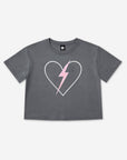 Washed Cotton Drop Shoulder Tee.